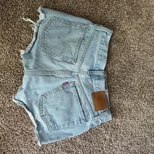 Levi's Light Blue Denim Shorts